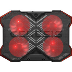 Genesis Oxid 260 Cooling Pad Laptop έως 17" με 4 Ανεμιστήρες & Φωτισμό