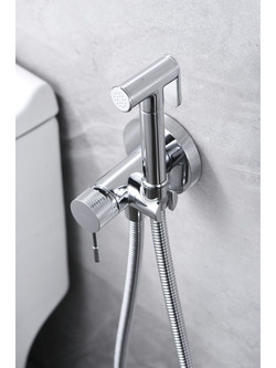 Εντοιχιζόμενο Σύστημα Μπιντέ Imex Line Chrome Αναμεικτικό & Ντουζάκι Υγιεινής 1 Οπής (RDD038)