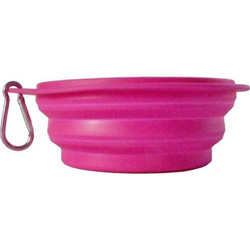 Πτυσσόμενο μπολ Akinu ροζ 500ml (137006)