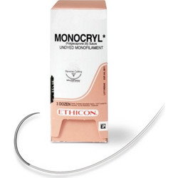 Ράμμα Ethicon Monocryl απορροφούμενο 3/0 19mm 45cm W3207 1 τμχ