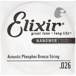 Elixir Strings 14126B Nanoweb Phosphor Bronze Χορδή Ακουστικής Κιθάρας 26