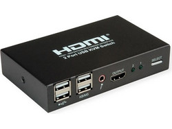 KVM 2PORT HDMI/USB ΜΕ ΗΧΟ 4K