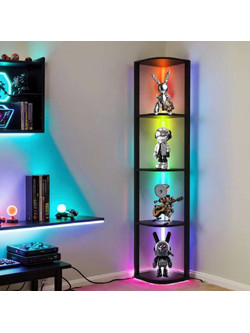 ΦΩΤΙΣΤΙΚΟ LED ΚΑΙ ΡΑΦΙΕΡΑ ΔΑΠΕΔΟΥ HOUSTON BLACK