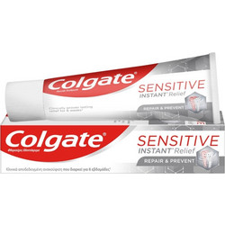 Colgate Sensitive Instant Relief Repair & Prevent Οδοντόκρεμα για Προστασία Ούλων & Ευαίσθητα Δόντια 75ml