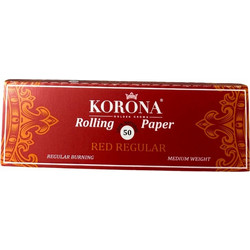 KORONA PAPER RED REGULAR 100% NATURAL