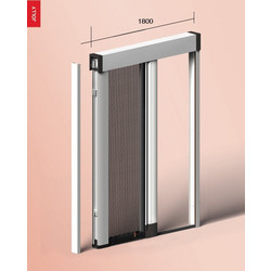 Σίτα ερπύστρια με ίσιο πανί δίφυλλη Jolly 2,06*2,50 σε χρώμα ξύλου