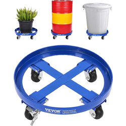 VEVOR 55 Gallon Drum Dolly 2000 lbs Barrel Dolly Cart Drum Caddy 4 τροχοί τροχού
