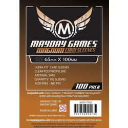 Mayday Sleeves - 7 Wonders Card Standard Magnum Ultra-Fit 65x100mm (100 Θήκες)