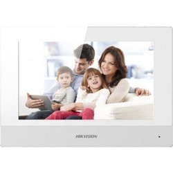 HIKVISION DS-KH6320-WTE1-W Video Intercom Indoor 7-Inch Touchscreen White