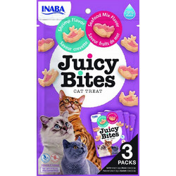 Inaba Juicy Bites with Shrimp & Seafood Mix 3x11gr