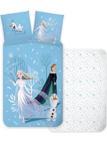 Disney Frozen Snowing Day bed linen 140x200cm, 70x90 cm