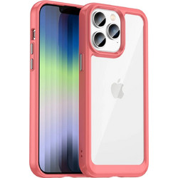 Hurtel Outer Space Back Cover Red (iPhone 14 Pro)