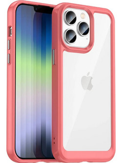 Hurtel Outer Space Back Cover Red (iPhone 14 Pro)