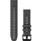 Garmin QuickFit 22mm Λουράκι Σιλικόνης Graphite (Approach / Epix / Fenix / Instinct / Marq / Quatix) Garmin QuickFit 22mm Λουράκι Σιλικόνης Graphite (Approach / Epix / Fenix / Instinct / Marq / Quatix)
