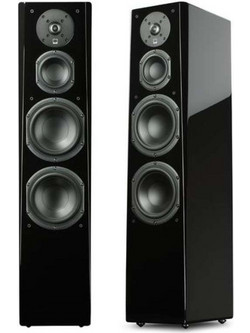 SVS Prime Tower Ζεύγος Ηχείων Hi-Fi Δαπέδου 80W 3.5 Δρόμων Gloss Black