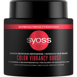 Syoss Color Vibrancy Boost Μάσκα Μαλλιών για Προστασία Χρώματος για Βαμμένα Μαλλιά 500ml