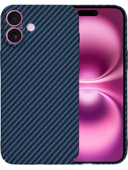 Techsuit - Carbonite FiberShell - iPhone 16 Plus - Cyan