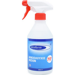 Ecofarm Ήπια Αλκοολούχος Λοσιόν 70° Spray 500ml