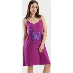 Cherry 226 Γυναικείο Νυχτικό Καλοκαιρινό Magenta