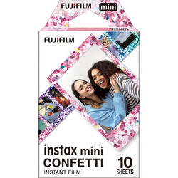 Fujifilm Color Instax Film Mini Instant Confetti (10 Exposures)