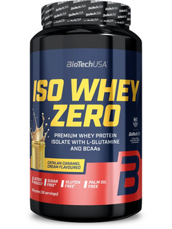 Biotech USA ISO Whey Zero Catalan Caramel Cream Πρωτεΐνη Ορού Γάλακτος Γράμμωσης Χωρίς Λακτόζη & Γλουτένη 908gr