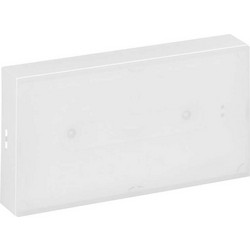 ΦΩΤΙΣΤΙΚΟ ΑΣΦΑΛΕΙΑΣ LED 70Lm 5500K IP42 W11xL21cm ΠΛΑΣΤΙΚΟ ΛΕΥΚΟ UONE LEGRAND