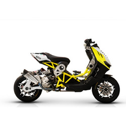 Εξάτμιση Ολόσωμη MALOSSI RX Για Italjet Dragster 300cc 2024-2025 Μοντέλα Καινούργια Γνησιά