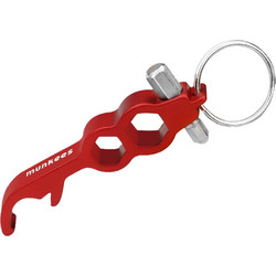Munkees - Bottle Opener Hextool Red