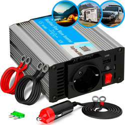 EXTRALINK OPIM-300W | Car Voltage Converter | 12V, 300W Modified Sinus - (EX.18037)