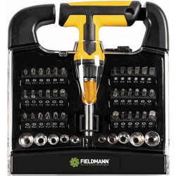 FIELDMANN σετ μύτες με κατσαβίδι 48τεμ. (FDS 1021-48R)