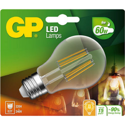GP - LED Lamp Classic Filament, E27, 6W (60W) 806lm