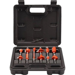 Σετ φρέζες ξύλου για ρούτερ - 12pcs - Φ6mm - Finder - 197747