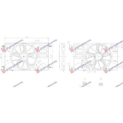 ΒΕΝΤΙΛΑΤΕΡ ΨΥΓΕΙΟΥ 2.0-2.2 ΠΕΤΡΕΛΑΙΟ για FORD TRANSIT/TOURNEO CUSTOM 18-23