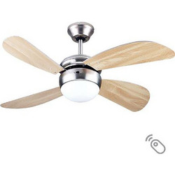 Lineme Monica 02-00157 Ανεμιστήρας Οροφής 100cm 55W με Φως & Τηλεχειριστήριο Καφέ