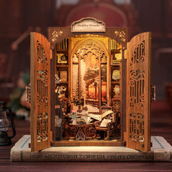 Cutebee Bookshop Memories 3D Book Nook DIY 127 Κομμάτια 17cm