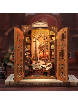Cutebee Bookshop Memories 3D Book Nook DIY 127 Κομμάτια 17cm