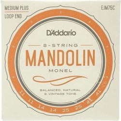 D'Addario EJM75C Σετ 8 Χορδές Μαντολίνου Monel 11-41" Medium Tension 1/4