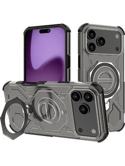 Techsuit Carbon Shield Pro Θήκη Smoke Black (iPhone 17 Pro Max / 18 Pro Max)