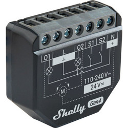Shelly 2PM Gen4 (μαύρος)