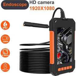 Ενδοσκοπική Κάμερα WiFi 4K 1080P HD με Οθόνη LCD 4,3 ιντσών + 6 LED Φωτισμό QNK68