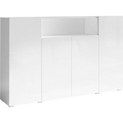 Μπουφές Delos DL21_D48 182x38x115cm White Μελαμίνη