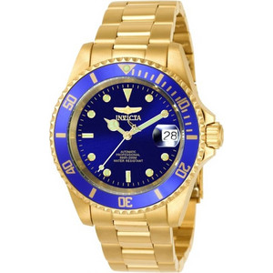 Invicta Pro Diver Ανδρικό Ρολόι Αυτόματο με Χρυσό Μεταλλικό Μπρασελέ 8930OB Invicta Pro Diver Ανδρικό Ρολόι Αυτόματο με Χρυσό Μεταλλικό Μπρασελέ 8930OB