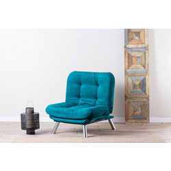 Πολυθρόνα Misa Solo - Petrol Green 859Ftn1405 (88x90x105)