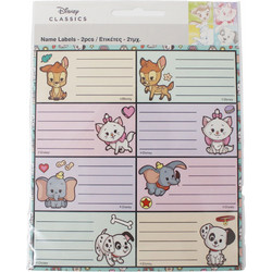 Disney Classics Babies notebook label 16 pcs