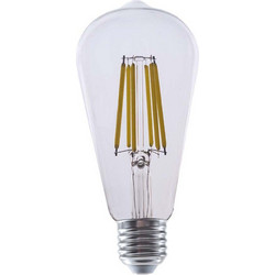 LED Λάμπα E27 ST64 4W Filament V-TAC 300 840lm Θερμό Λευκό 3000Κ - 2996