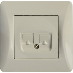 ΠΡΙΖΑ ΔΙΠΛΗ DATA RJ45 ΙΒΟΥΑΡ Hseries | 50-00130-30