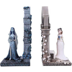 Corpse Bride Emily and Victoria Bookends 19 cm - NEMN-B6920A25