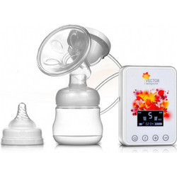 Zimeitu Μονό Ηλεκτρικό Θήλαστρο Ρεύματος Χωρίς BPA White RH268