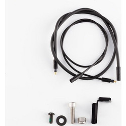 Light bracket for front carrier (with high beam 500)