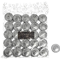 JΚ Home Decor - Κερί Ασημί Ρεσώ S/50